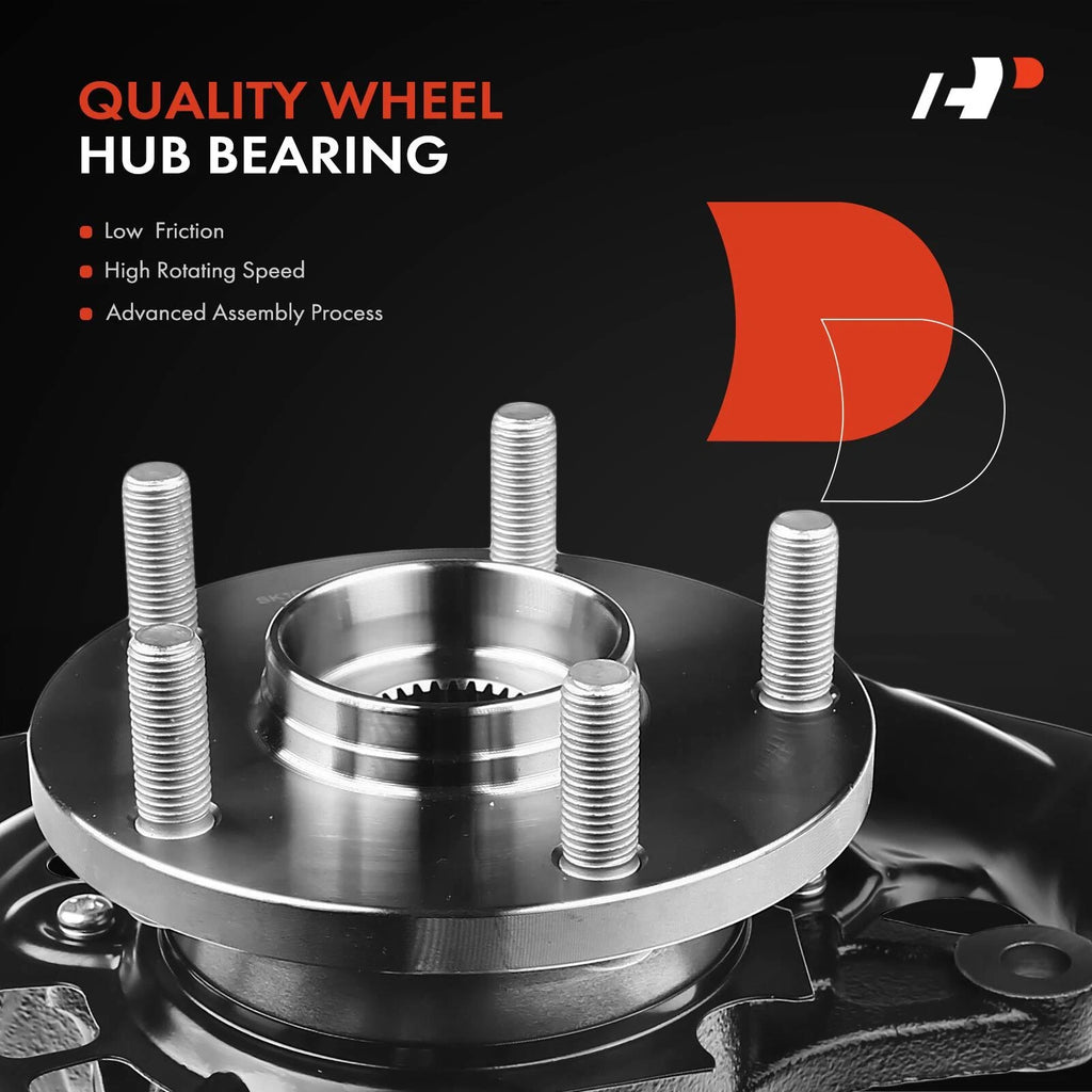 Front Steering Knuckle & Hub Bearing for Toyota Highlander (2011-2013)