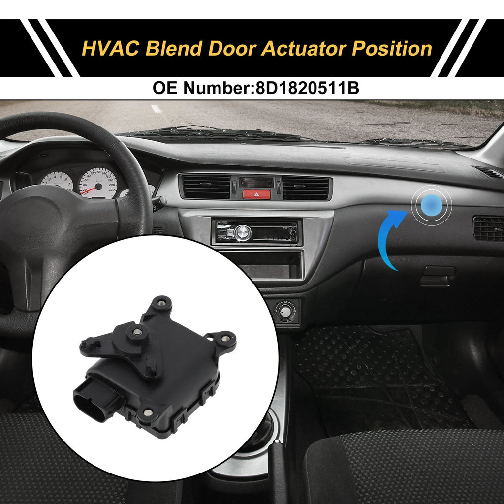 HVAC Heater Blend Door Actuator for Volkswagen Passat (1996–2000) No. 8D1820511B