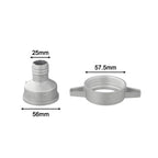 Water Pump Aluminum Pipe Connector with Rubber Gasket for 1-3 Inch Pipes