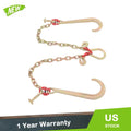 2X T J Hook Double Limb Hook for Chain (5/16in, 2ft)