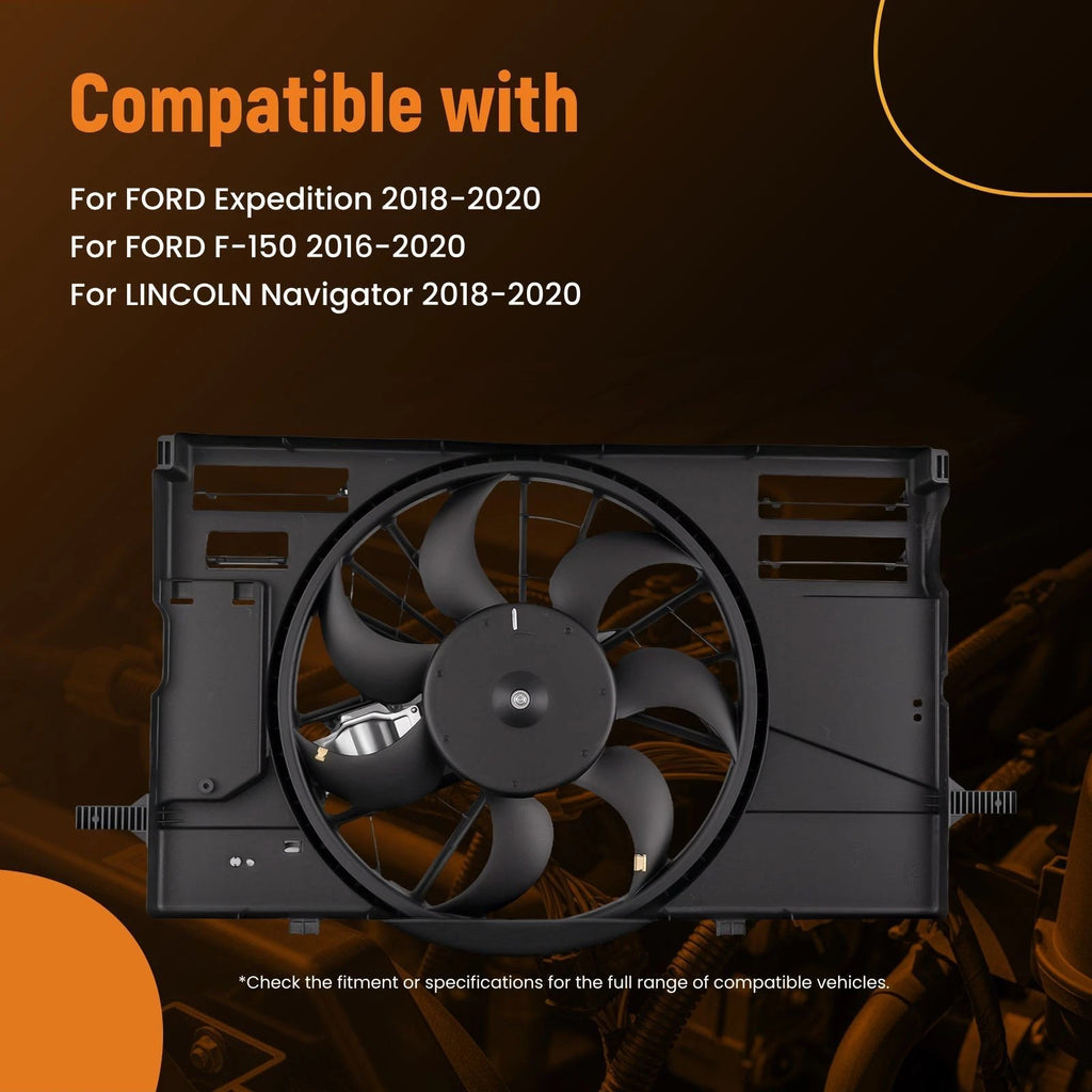 Cooling Fan Assembly for Volvo S40 V50 C30 C70 (2004–2010)