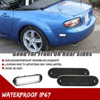 2X Smoke LED Side Marker Lights for Mazda MX-5 Miata (1990–2005)