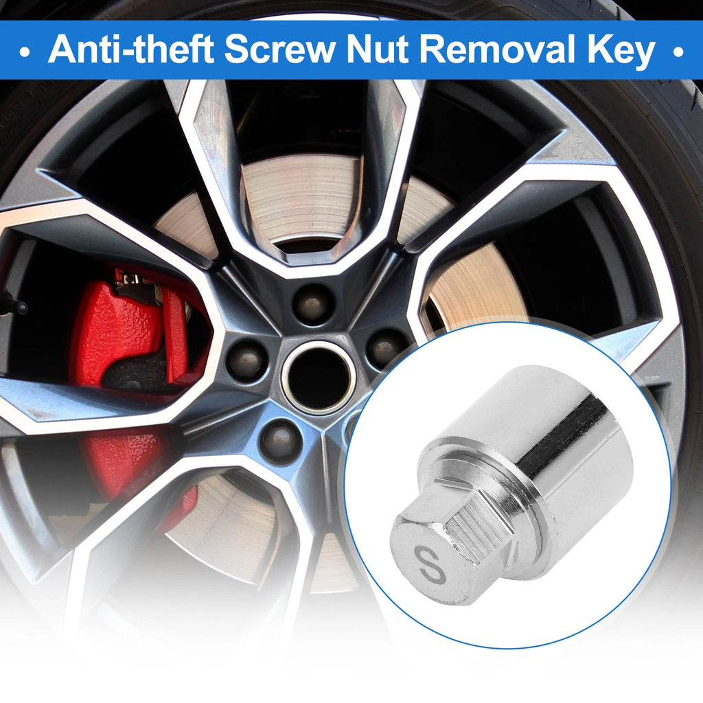 Type S Wheel Lock Lugnut Antitheft Key Socket for Skoda VW 