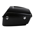 Matte Black Trunk Backrest Mount Rack for Harley Touring Glide (2009–2013)