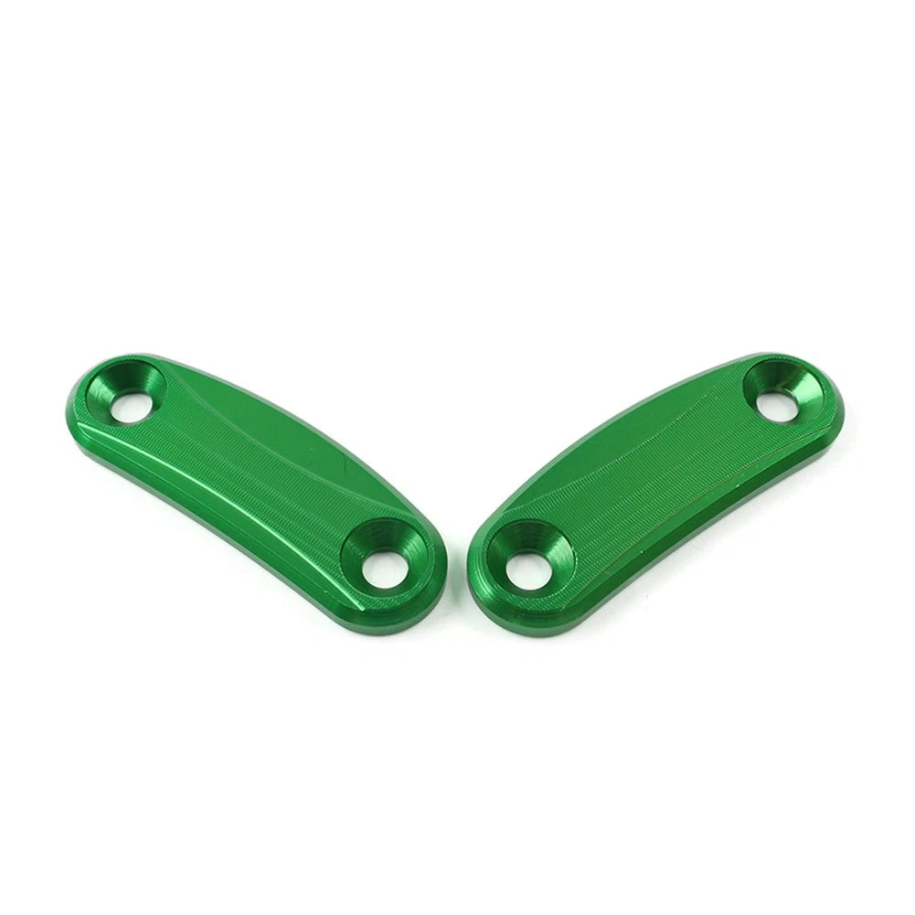 Mirror Block Off Base Plates for Kawasaki ZX-10R (2011–2015)