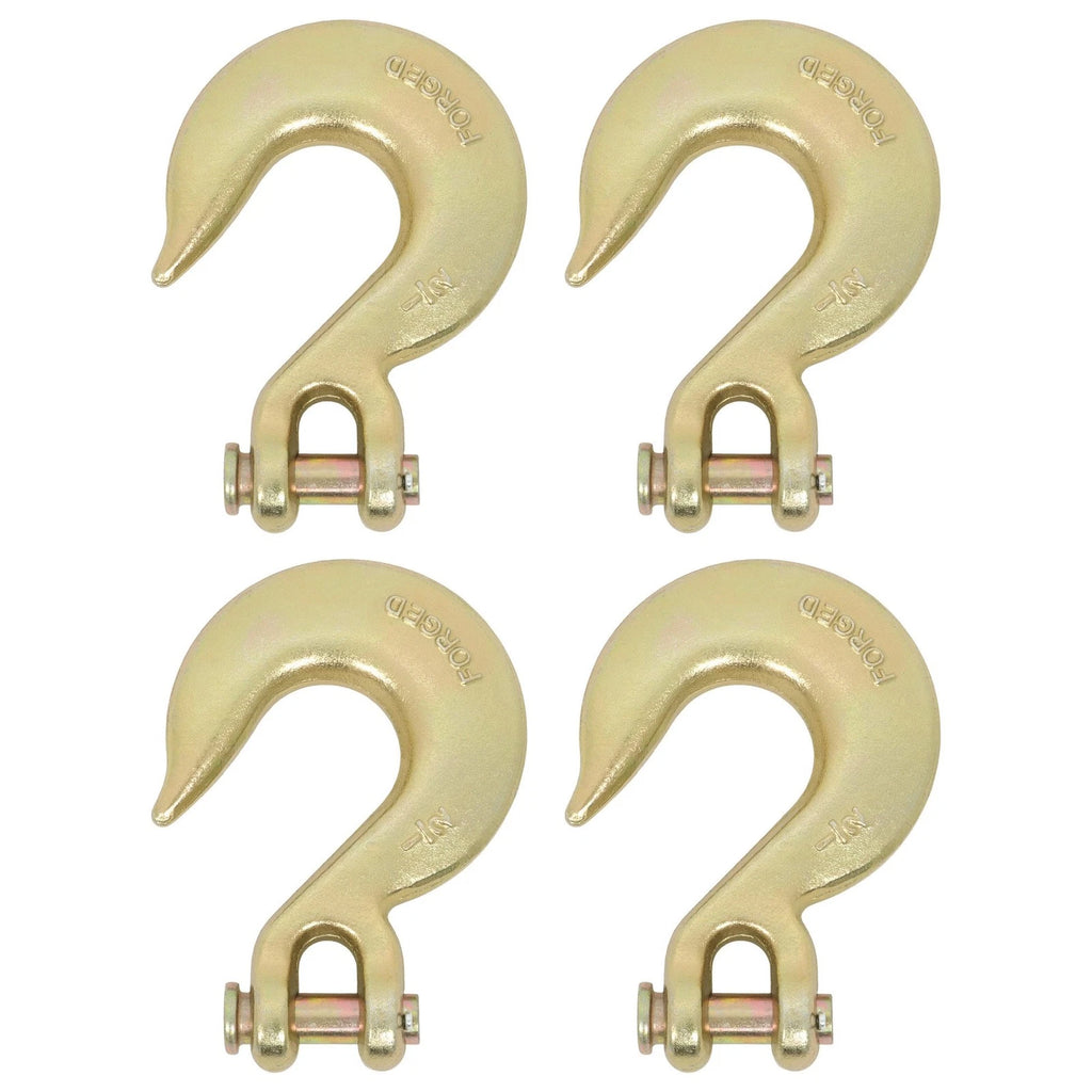 Set of 4 Clevis Slip Hooks 1/2"