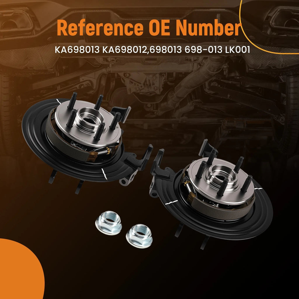 Rear Steering Knuckle & Wheel Hub Bearing Assembly for Explorer Mountaineer (2011–2024)