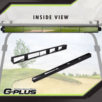 Set of 2 Black 5-Panel Rear View Mirrors for EZGO Club Car Yamaha Golf Carts