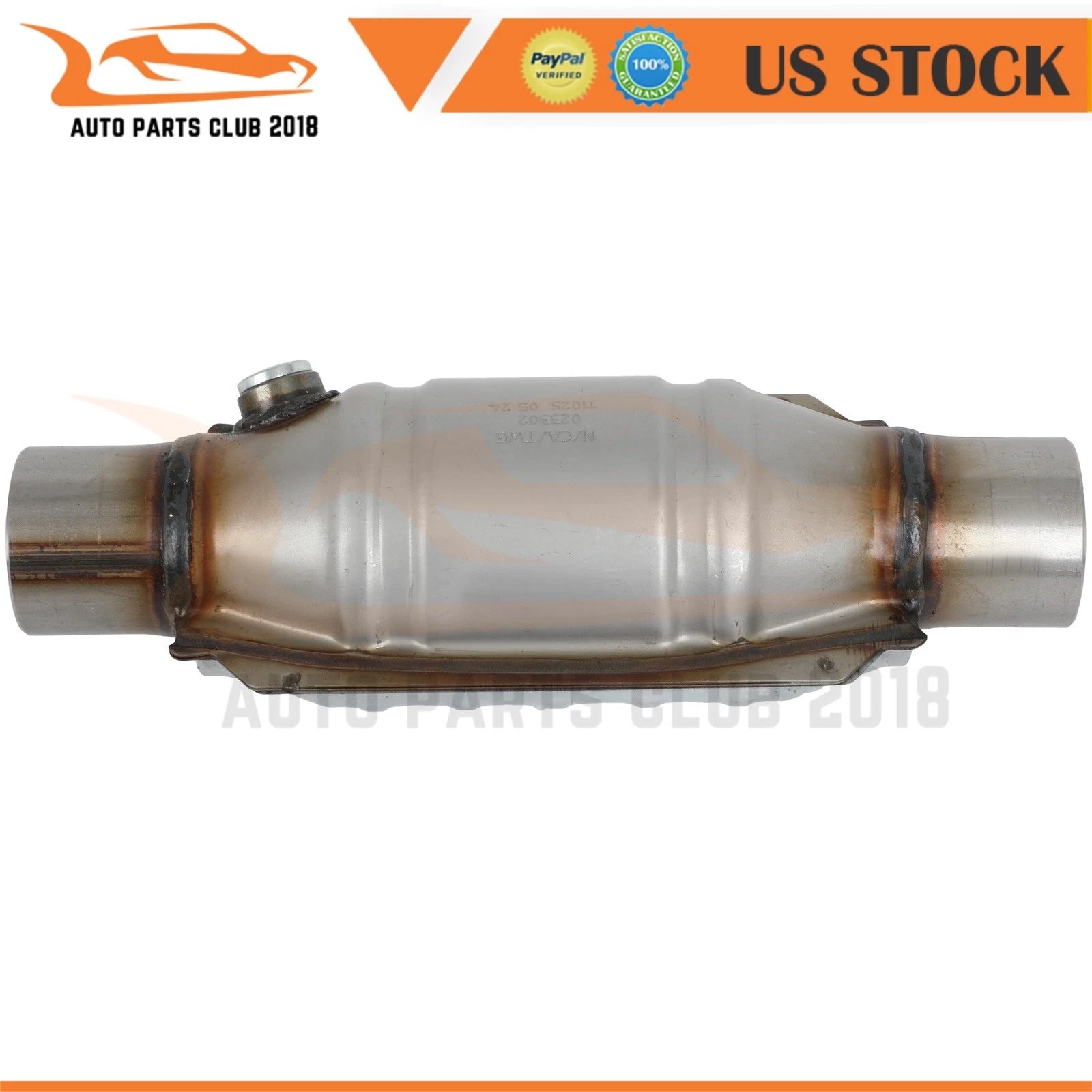2.25 Inch Universal Fit Catalytic Converter EPA Stainless Steel
