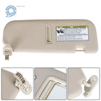 Beige Sun Visor with Makeup Mirror for Hyundai Elantra MD (2011-2015)
