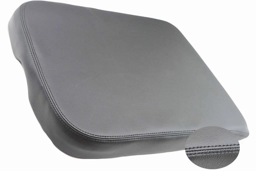 Center Console Armrest Cover for Dodge Ram (2002–2008) Black Leather Synthetic