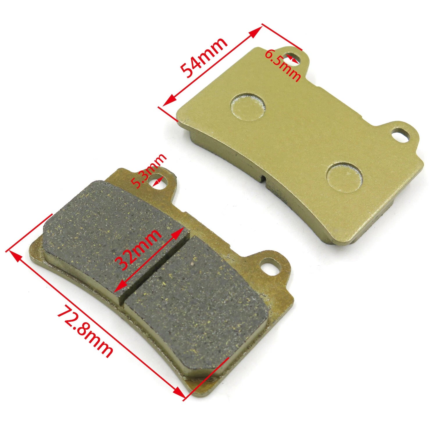 Disc Brake Pad Set for Yamaha FJ1200 XV1600A Road Star XV1700A (HTT123)