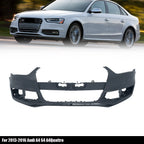 Front Bumper Cover for Audi A4 S4 A4 Quattro (2013–2016)