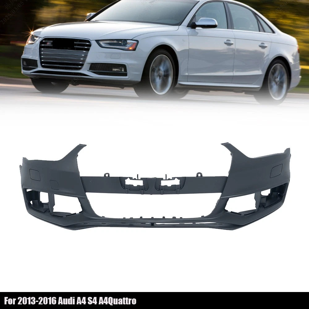 Front Bumper Cover for Audi A4 S4 A4 Quattro (2013–2016)