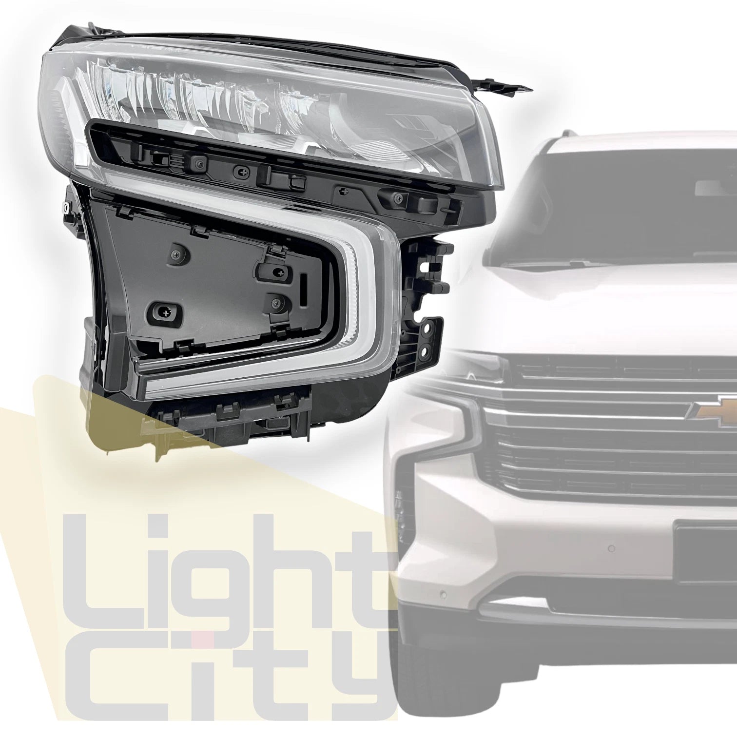Full LED Headlight for Chevy Tahoe/Suburban (2021–2024) RH