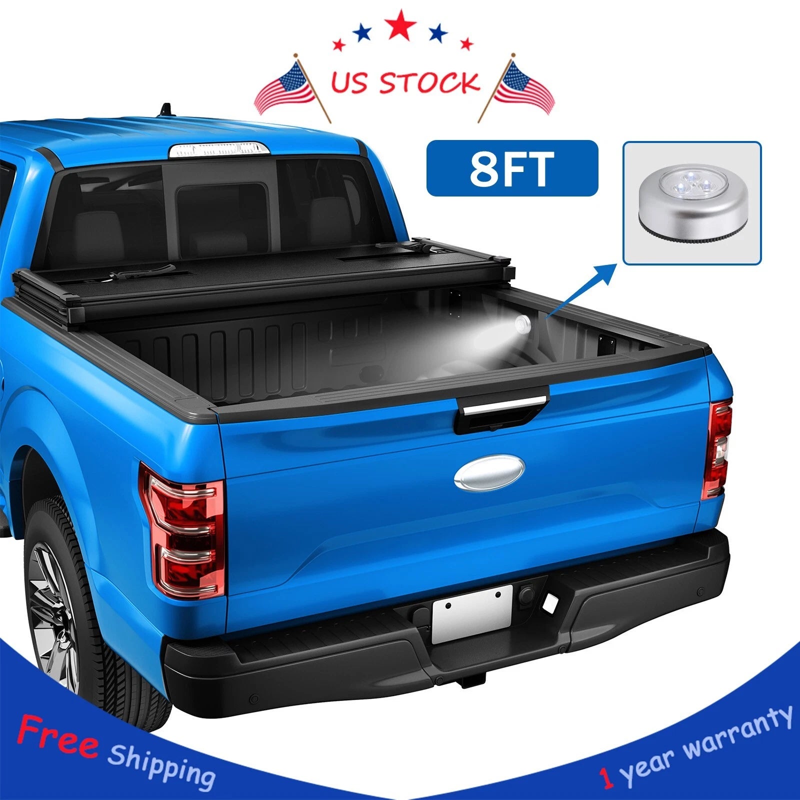3-Fold Tonneau Cover for Ford F250-F550 Super Duty (1999–2016)