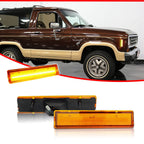 2X Amber LED Front Side Marker Lights for Ford F150 F250 F350