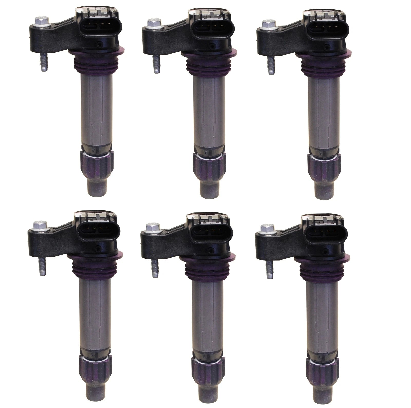 Set of 6 Ignition Coils for Denso (2010–2015)