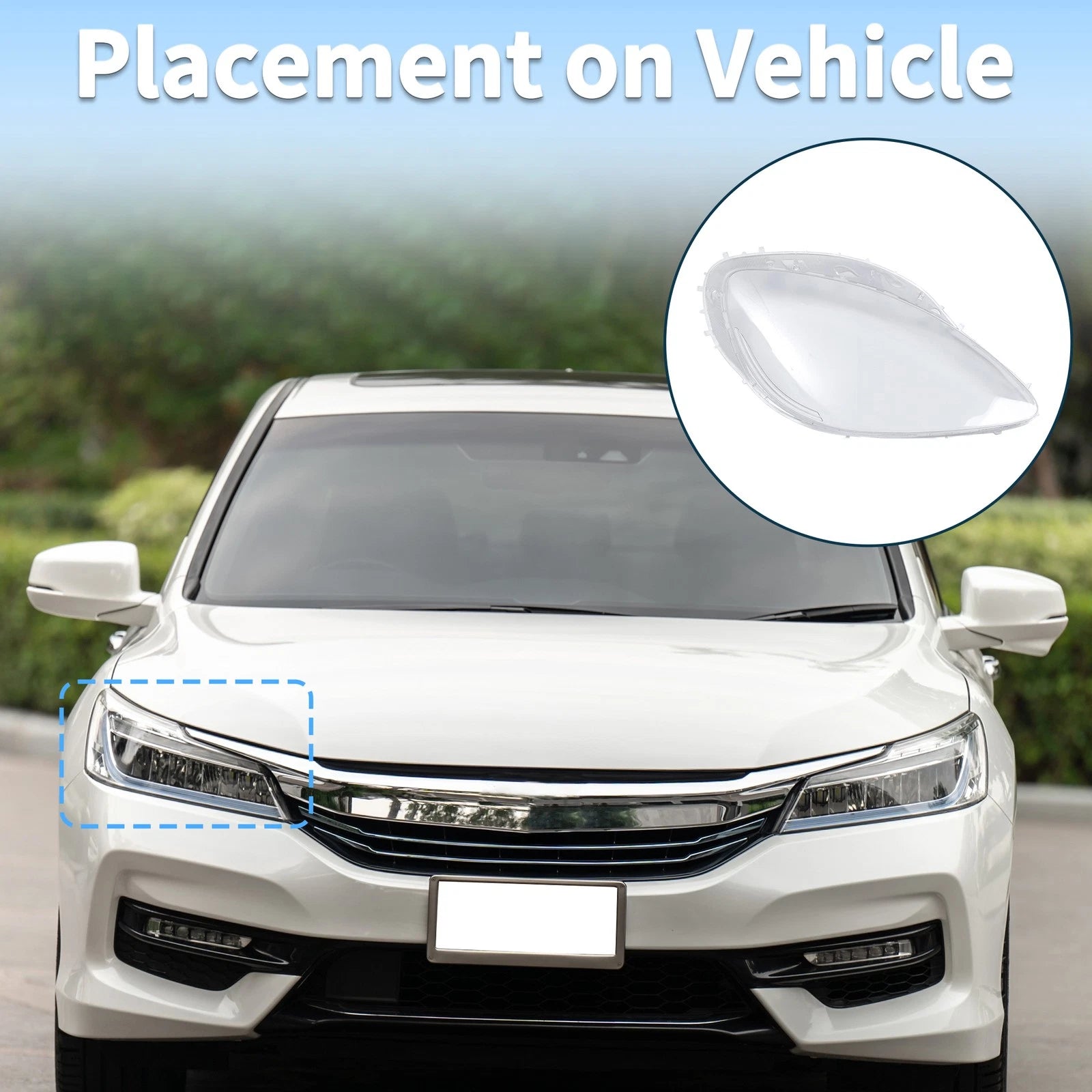 1 Pc Headlight Lens Cover for Chevy Corvette C6 (2005–2013) Clear