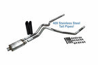 2.5" Dual Exhaust Kit for Ford F-150 (2004–2014) - Stainless, Black Tip