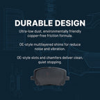 Set of Brake Pads for Chevy Silverado 4500 HD 5500 6500