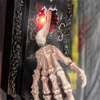 Halloween Spray Doorbell Scary Sound LED Red Light for Outdoor Decoration