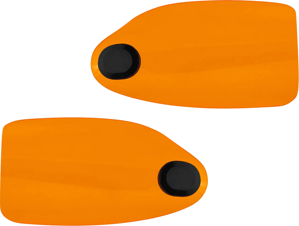 Klock Werks Flare Handguards for Harley-Davidson (Cable Clutch, Orange)