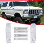 Clear Tail Light & Side Marker Kit for Ford F-150 F250 Bronco (1978–1979)