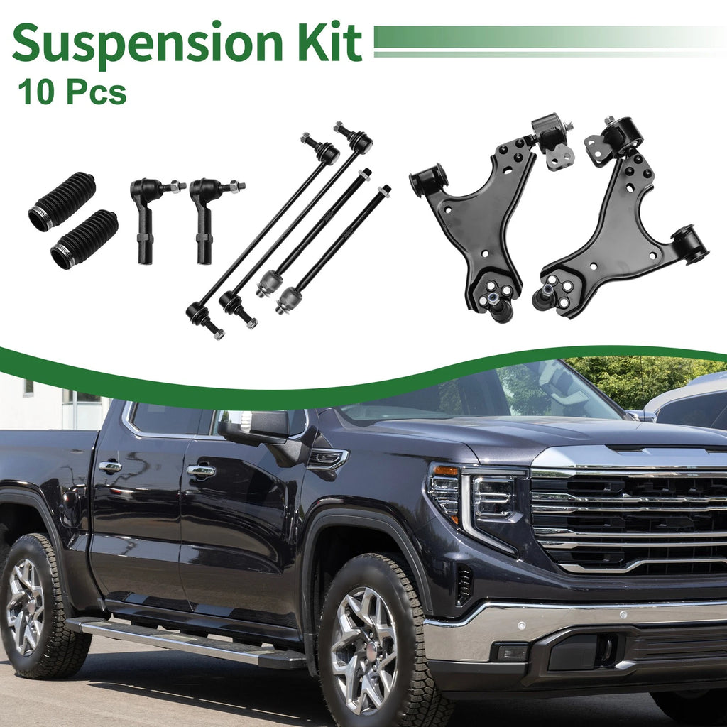 10pcs Control Arm Front Suspension Kit for Chevrolet Traverse (2009–2017)