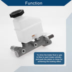 Brake Master Cylinder with Reservoir No. 585102H000 for Hyundai Elantra (2006–2008)