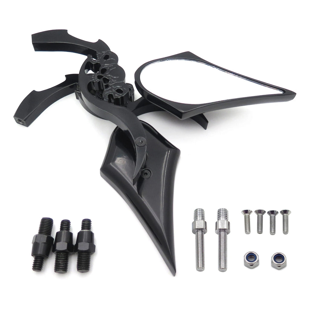 Skull Blade Mirror for Honda CBR, Kawasaki Ninja, Yamaha YZF, Suzuki Hayabusa (1999–2007)