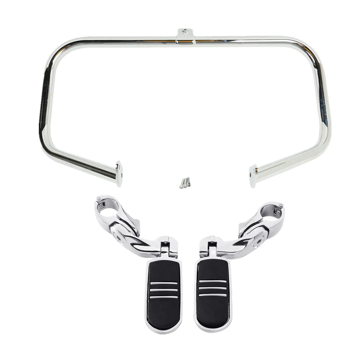 Engine Guard Crash Bar & Footpegs for Harley Electra Glide (1997–2008) Chrome