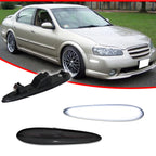 2X Smoked Lens White LED Front Side Marker Lights for Nissan Maxima (2000–2003)