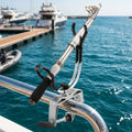 Fishing Rod Bracket Clamp Mount for Yacht Boat Deck (360 Degree Adjustable)
