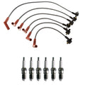 Denso Wire Set & 6 U-Groove Spark Plugs Kit for Ford 4.0L V6