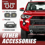 Front Bumper with LED Lights for Toyota 4Runner (2010–2022)