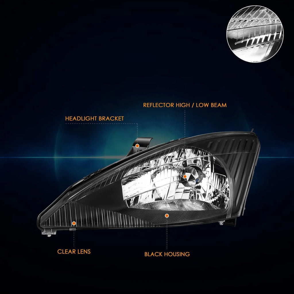 LED Projector Headlights for Dodge Ram (2006–2009) Chrome/Amber