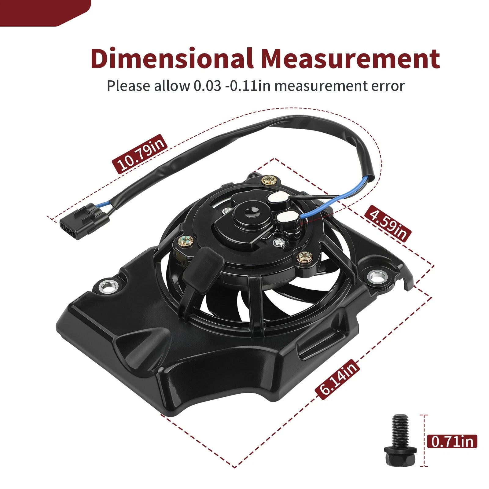 Radiator Fan for Yamaha YZ250FX WR250F (2015–2019) B29-E24E0-V0-00