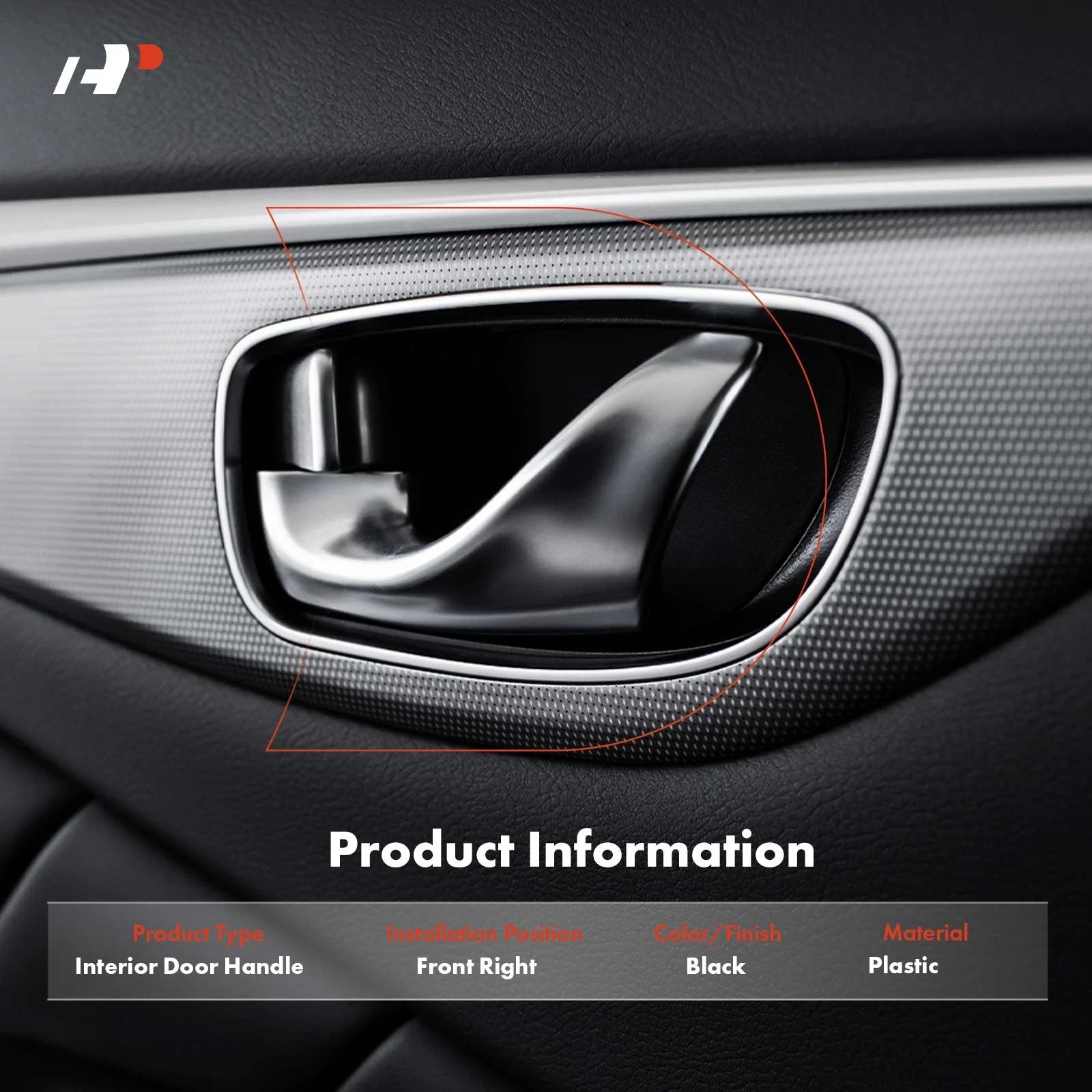 Front Interior Door Handle for Hyundai Entourage (2007–2010) Kia Sedona