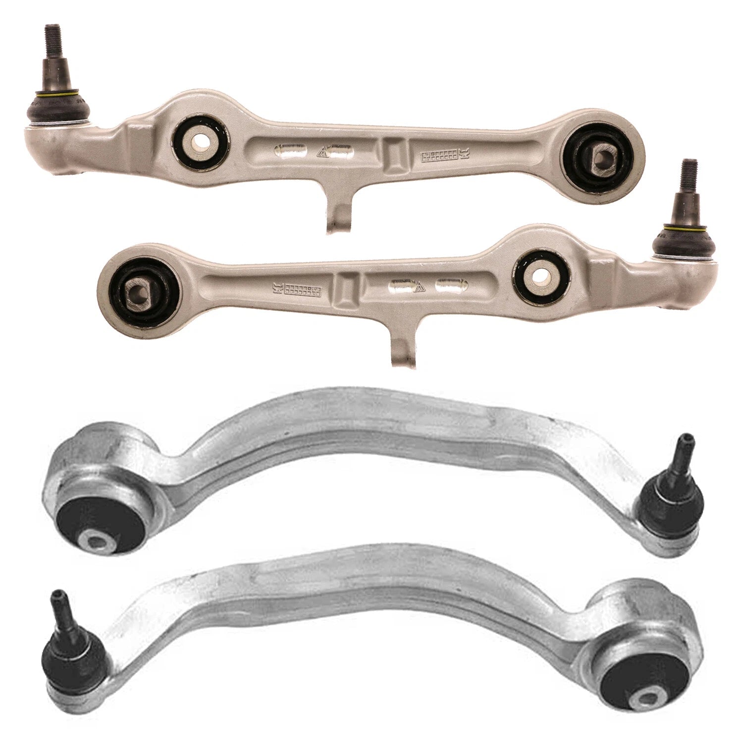 Set of 4 Front Lower Control Arm Assemblies for Audi A4 Quattro (2002–2008)