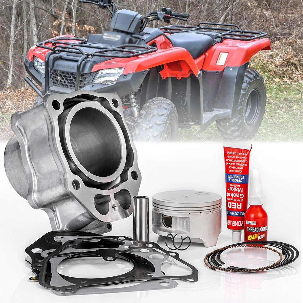 Top End Rebuild Kit with 86.5mm Cylinder Piston for Honda Rancher TRX420 (2007–2018)