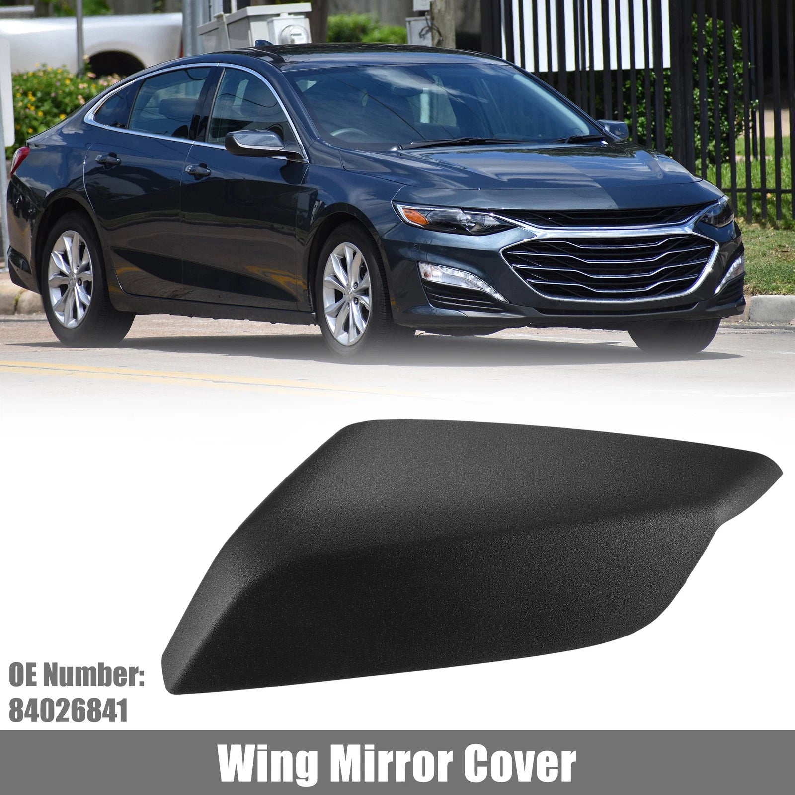 Left Side Door Wing Mirror Cover for Chevy Malibu (No. 84026841)