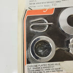 Smooth Rear Axle Spacer for Harley Sportster XL (1986–1999) - Colony 9997-3, Chrome