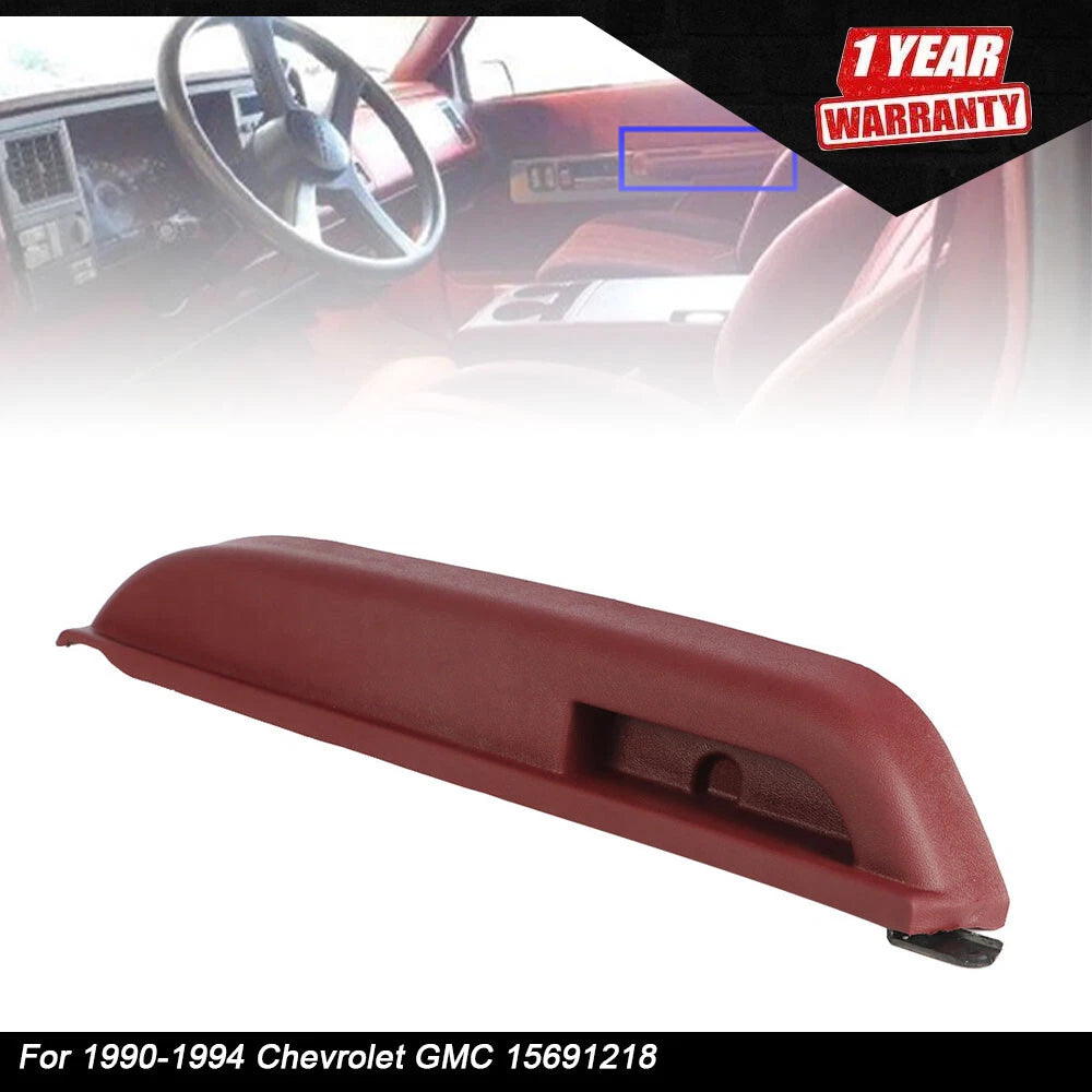 Front Passenger Side Door Armrest for Chevrolet GMC (1990â1994) Red