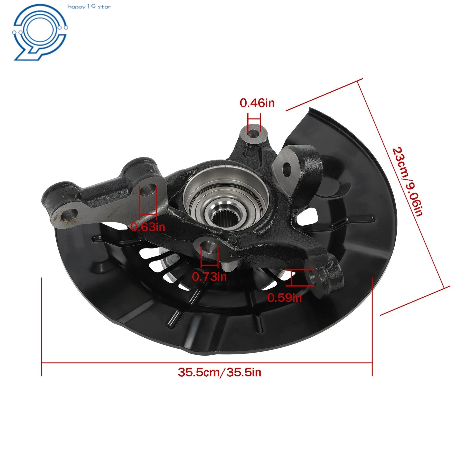Front LH Wheel Hub Bearing Steering Knuckle Assembly for Toyota Camry (2012–2017)
