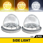 2X 17LED Clear Lens Watermelon Lights for Truck Trailer Universal