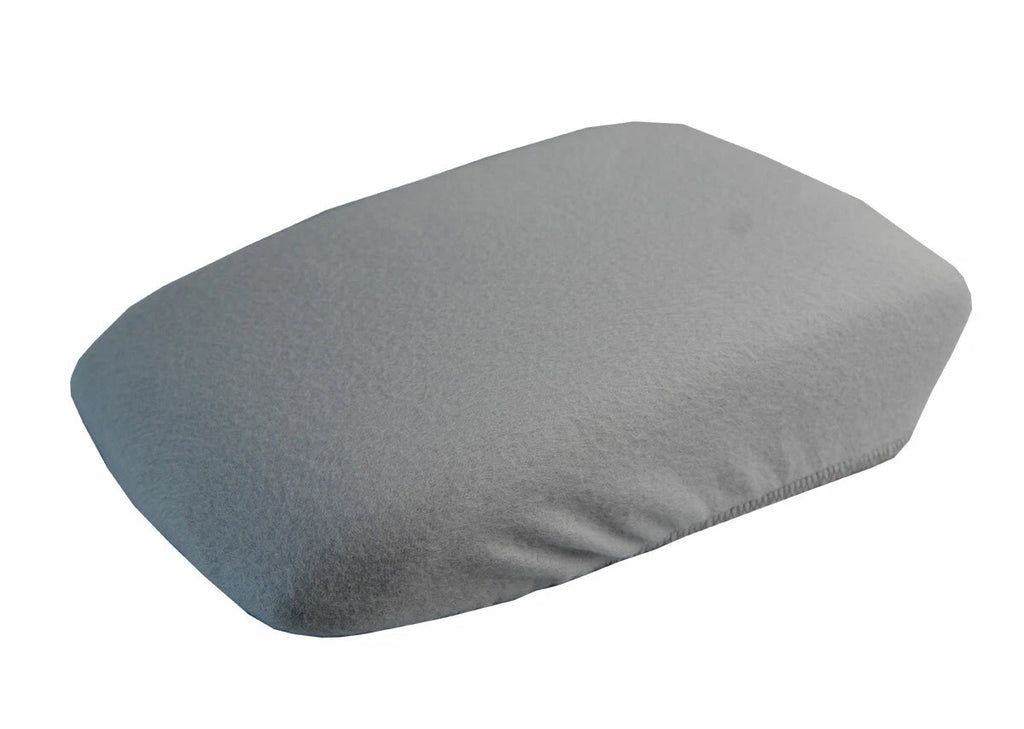 Fleece Console Lid Armrest Cover for Acura TL (2004–2008) Gray