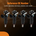 Set of 4 Fuel Injectors for Chevy Cruze 1.8L (2010–2015) Sonic (2012–2018) FJ1153