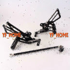 Black Motorcycle Rearsets Foot Pegs for Kawasaki Ninja ZX14R (2006-2011)