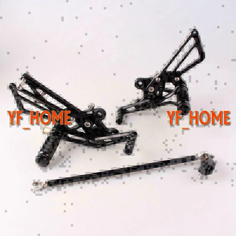 Black Motorcycle Rearsets Foot Pegs for Kawasaki Ninja ZX14R (2006-2011)